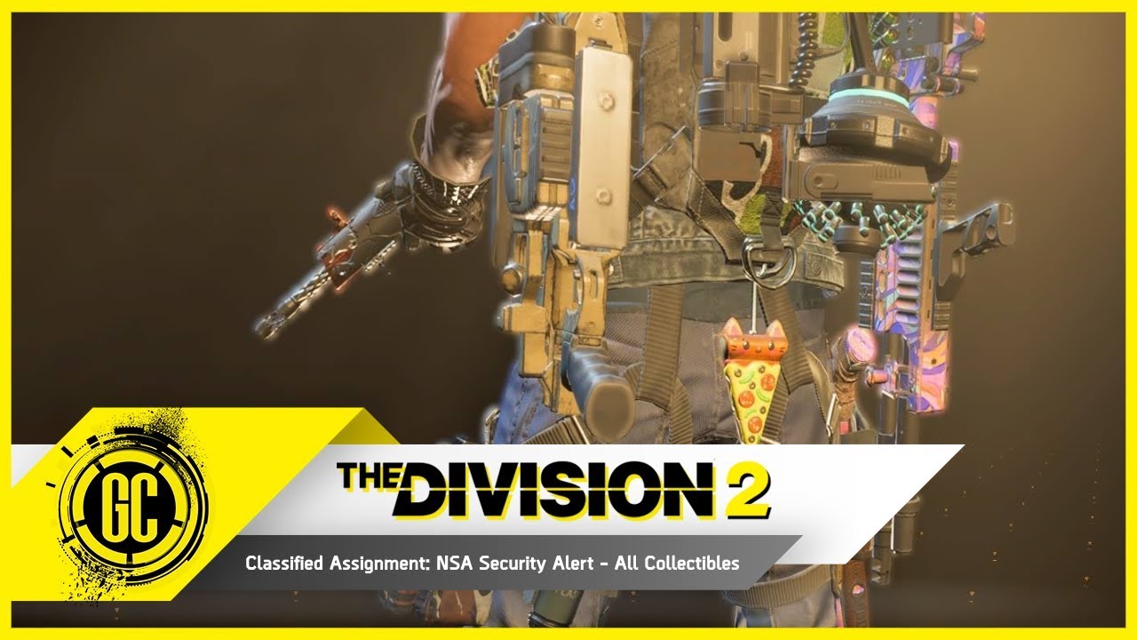 The Division 2 Classified Assignment: NSA Security Alert - Pizza Trophy and All Collectibles