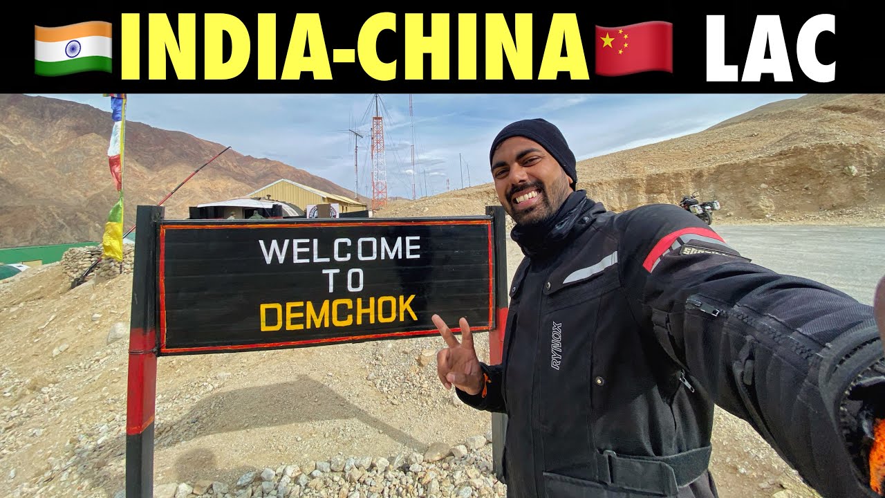 DEMCHOK - INDIA-CHINA BORDER(LAC) | UMLINGLA to DEMCHOK to HANLE | NORBULA Top | IndiaRide Ep-73