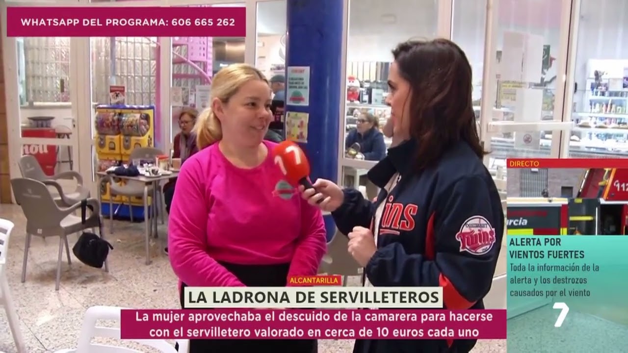 LA LADRONA DE SERVILLETEROS DE ALCANTARILLA