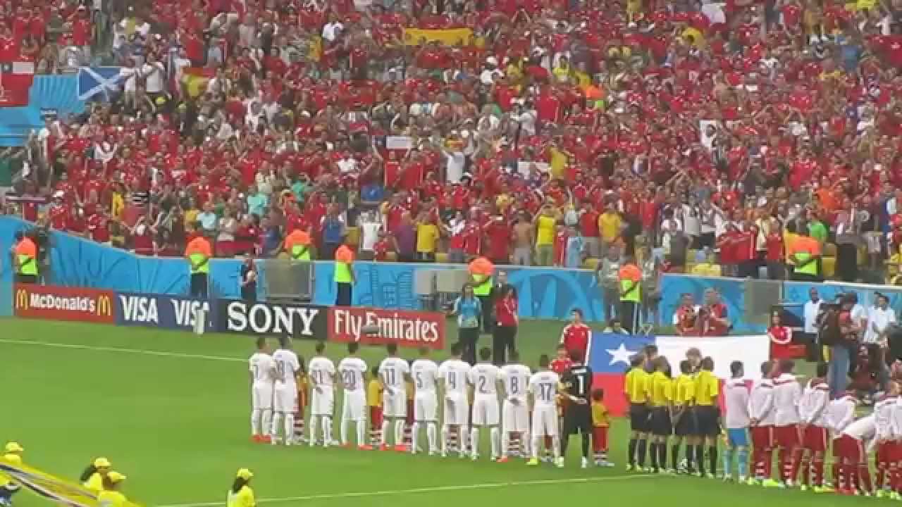 Hino Nacional do Chile a capela no Maracanã