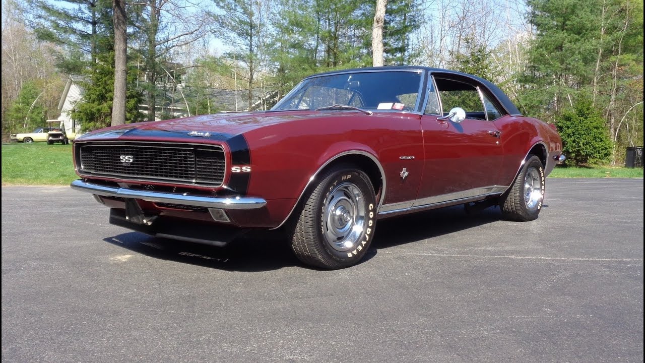 1967 Chevrolet Camaro RS SS 350 CI engine 4 Speed in Maroon & Ride - My Car Story with Lou Costabile