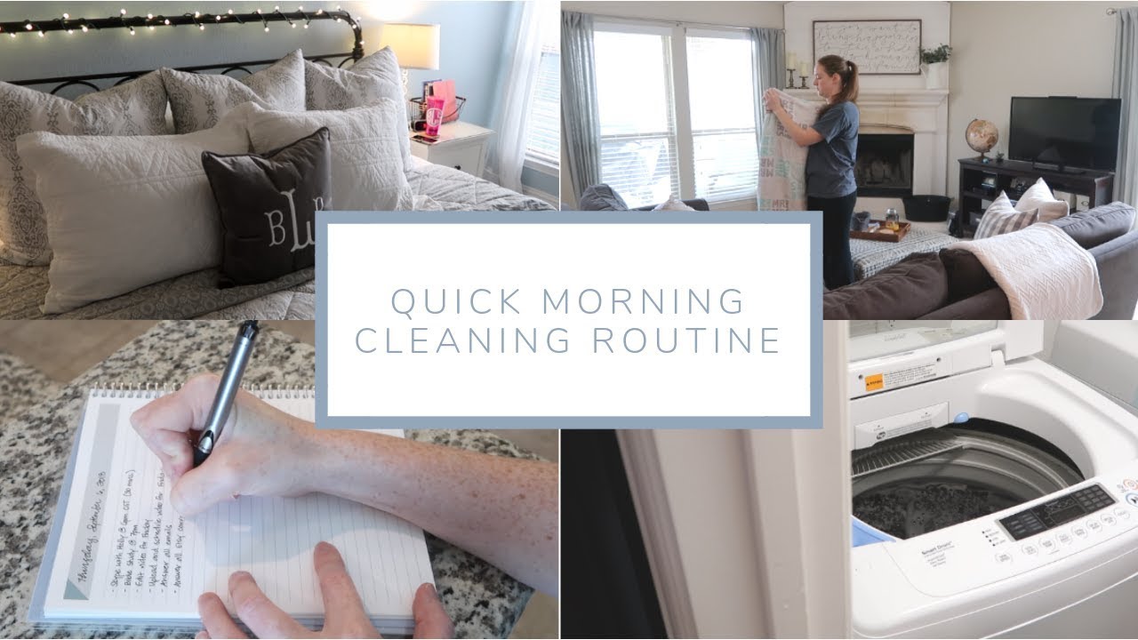 Quick Morning Cleaning Routine | Homemaking Series