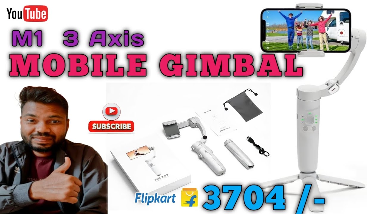 M1 3 Axis Mobile Glimbal Unboxing , trail, Review , video graphics #shortvideo #youtubevideo #video 