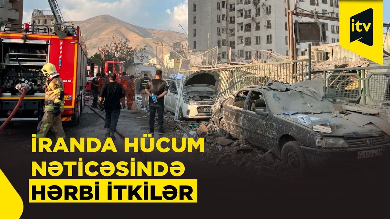 İrana hava zərbələri: yüksək rütbəli hərbçilər həlak olub
