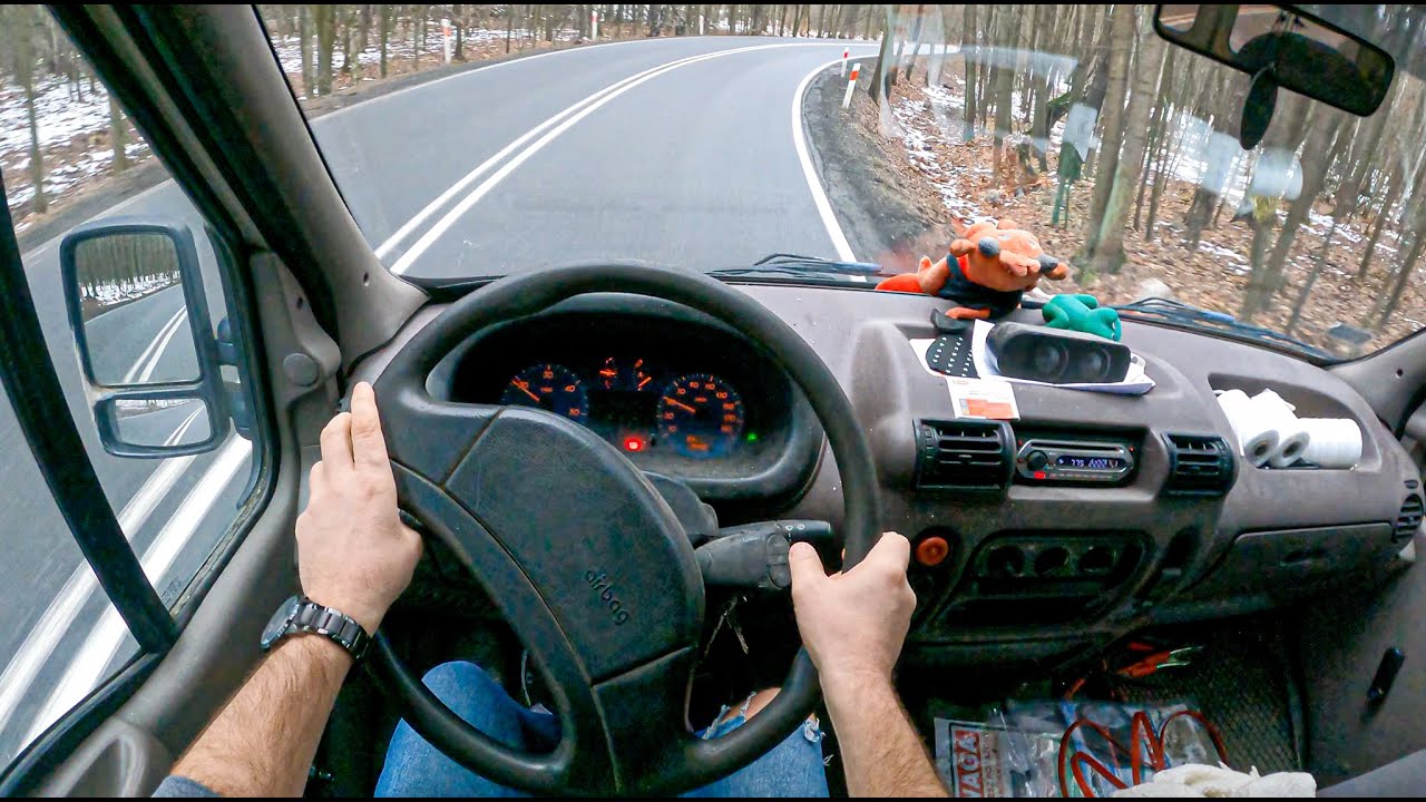 2000 Renault Master II (2.5 D 80 HP) | POV Test Drive #660 Joe Black