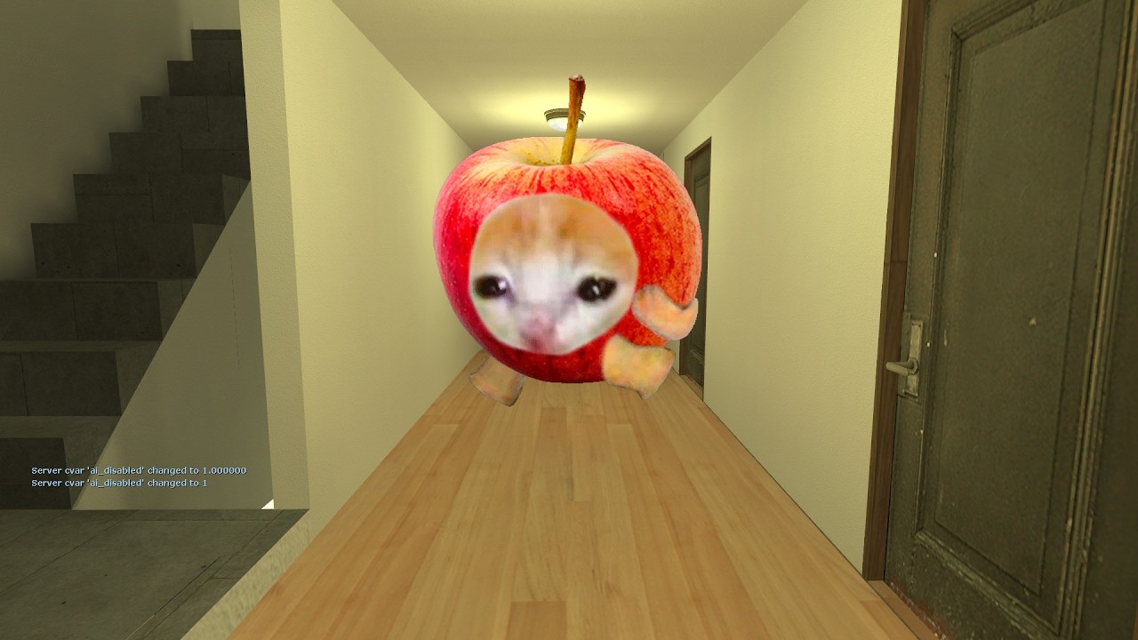 Gmod Apple Cat want to kill me