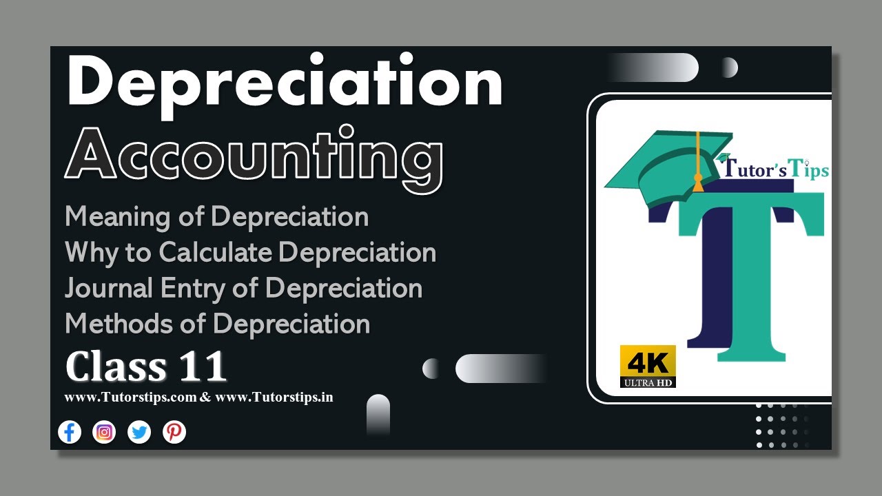 Depreciation Class 11 in Hindi - Explained with Animation