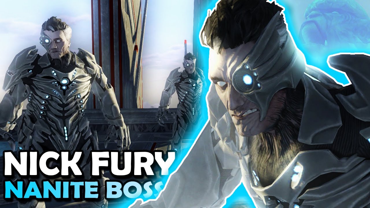 Marvel Ultimate Alliance 2 - Nick Fury Nanite The Fold Final Boss - Ending Cutscene