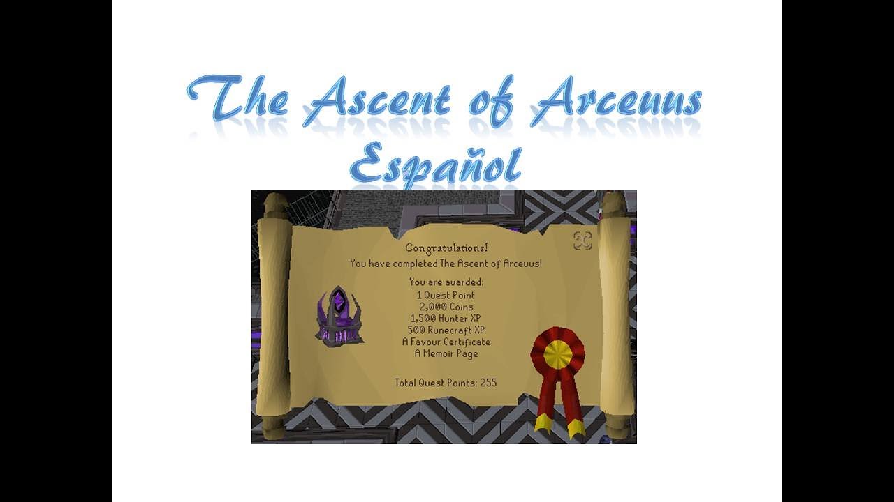 The Ascent Of Arceuus OSRS Español.