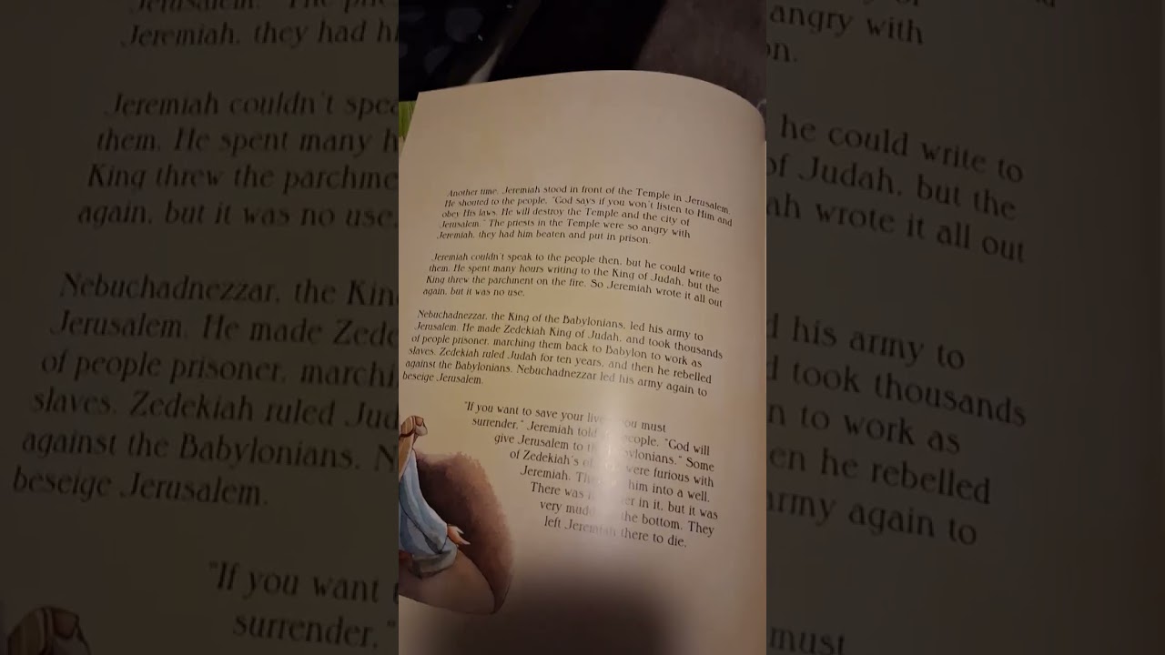#nightnighttime #letsreadabiblestory #Jeremiah #biblestoriesforchildren