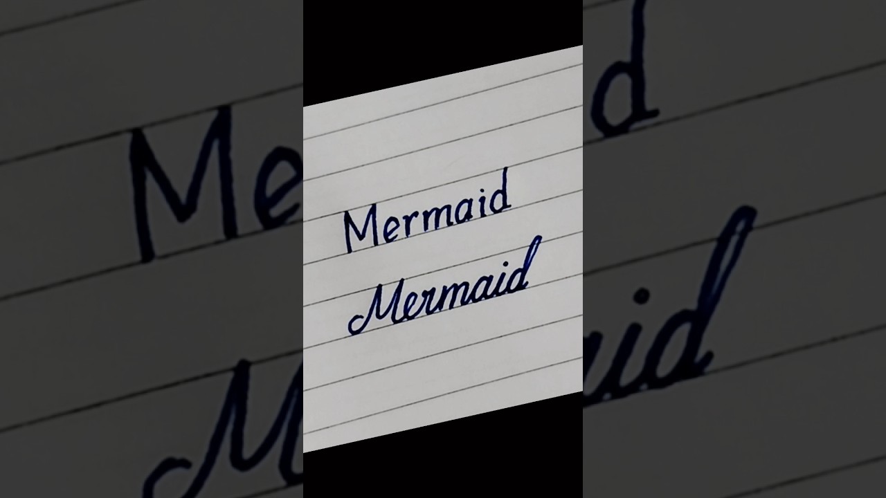 Normal Vs Cursive writing