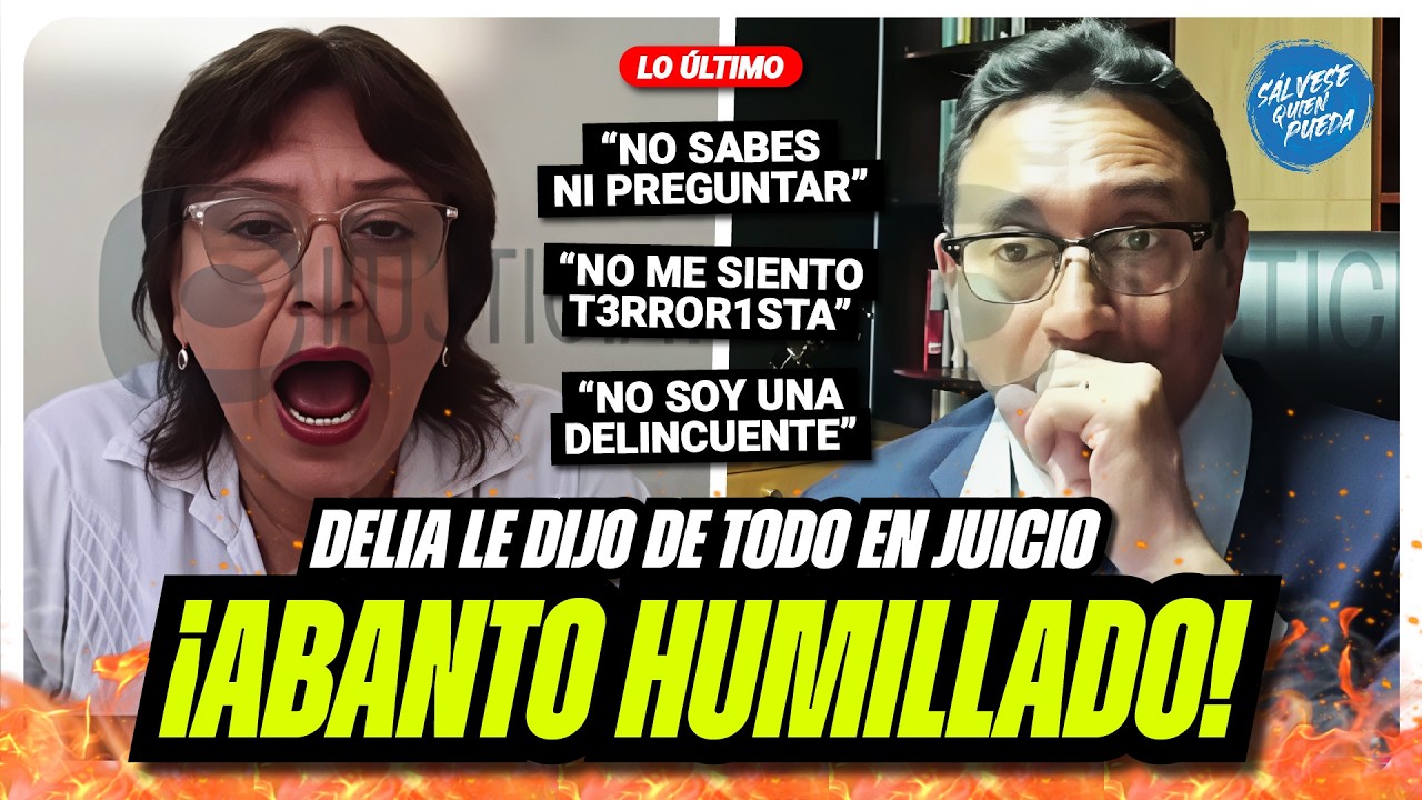 DELIA ESPINOZA Y HUMBERTO ABANTO SE DIJERON DE TODO #salvesequienpueda