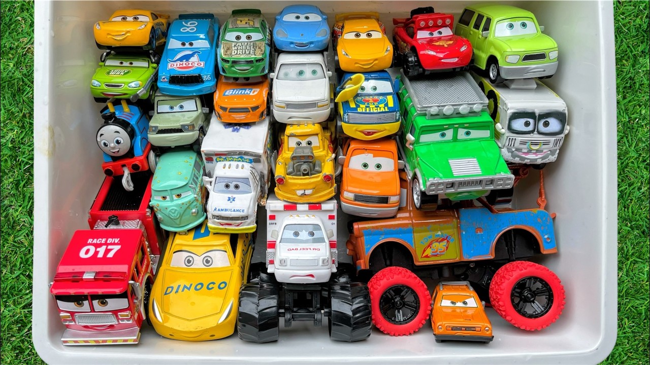 Disney Pixar Cars Unboxing Review | Lightning McQueen, Tow Mater, Doc Hudson, Sally Carrera, Cruz