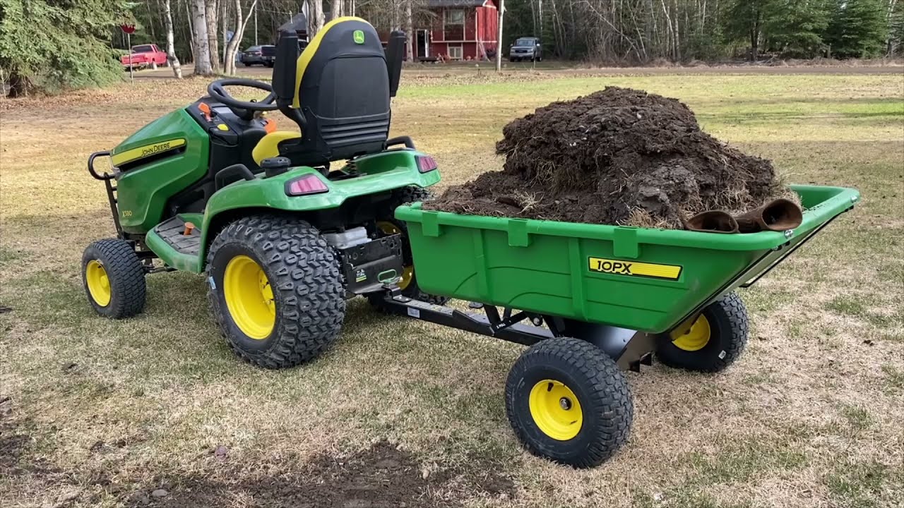 Полная разгрузка John Deere 10PX