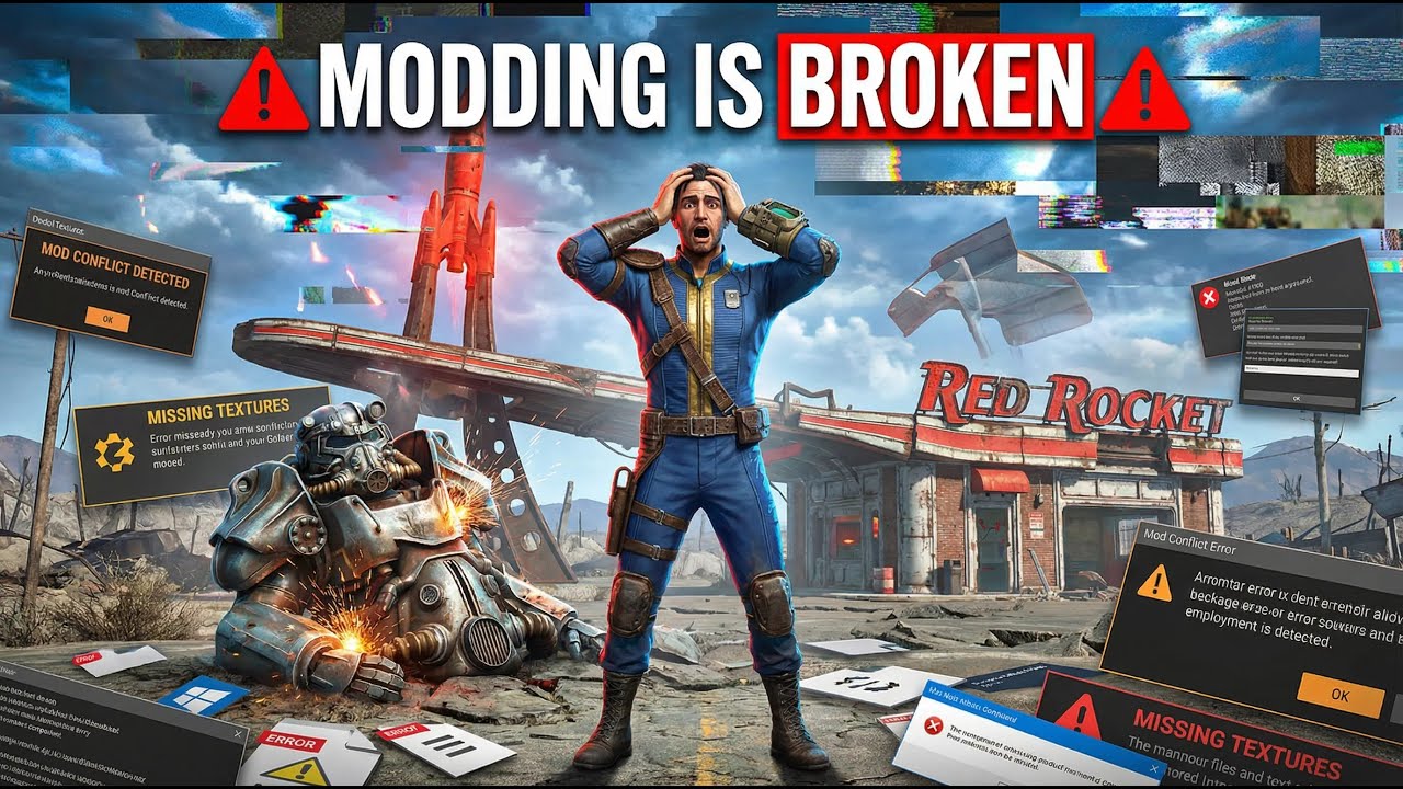Модификация Fallout 4 больше невозможна! &mdash; Новое обновление всё сломало.