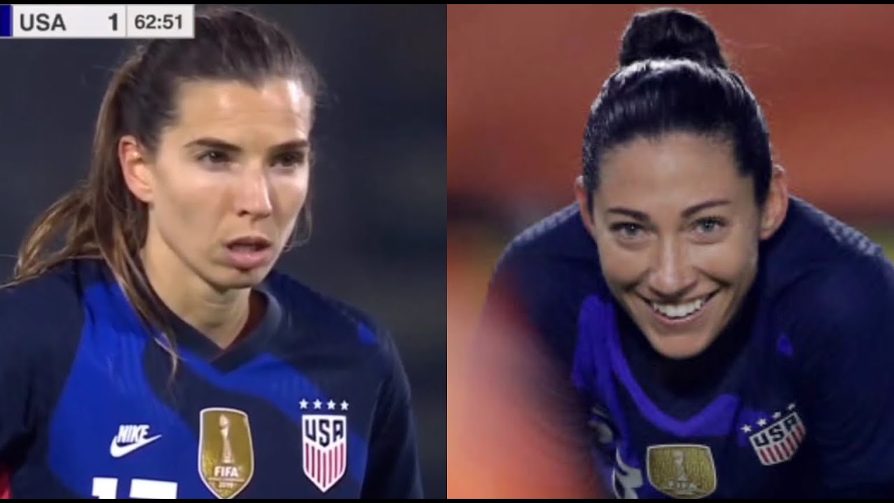TOBIN & CHRISTEN MOMENTS USWNT VS NETHERLANDS NOV 27 2020