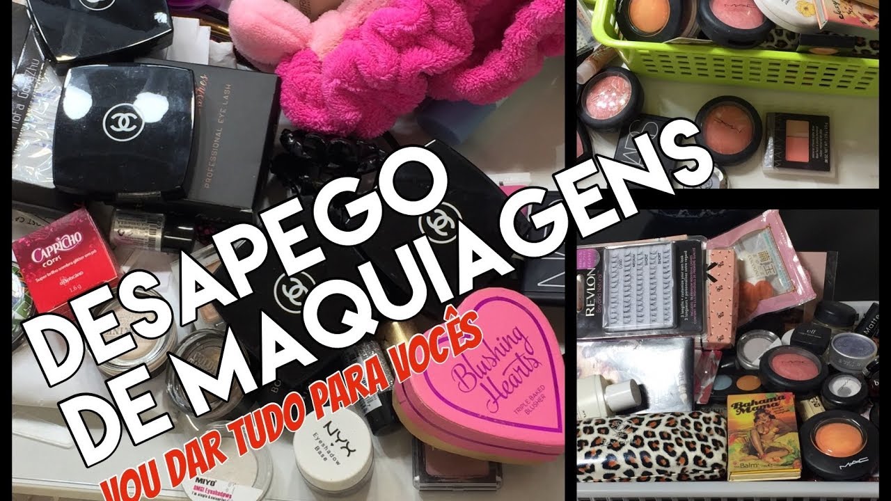 DESAPEGO DE MAQUIAGENS