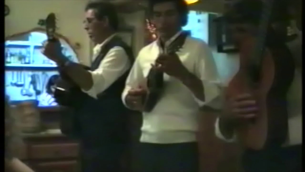 Timplista Juan Rodríguez López padre de David el majorero Finales de los 80