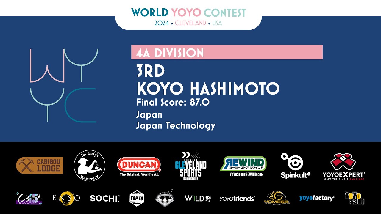 #WYYC2024 4A Final 3rd Koyo HASHIMOTO