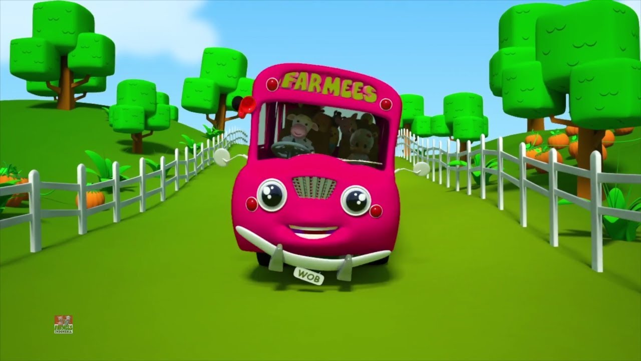 roda di bus | puisi untuk anak-anak | sajak pembibitan | Wheels On The Bus | Kids Rhymes | Kids Song
