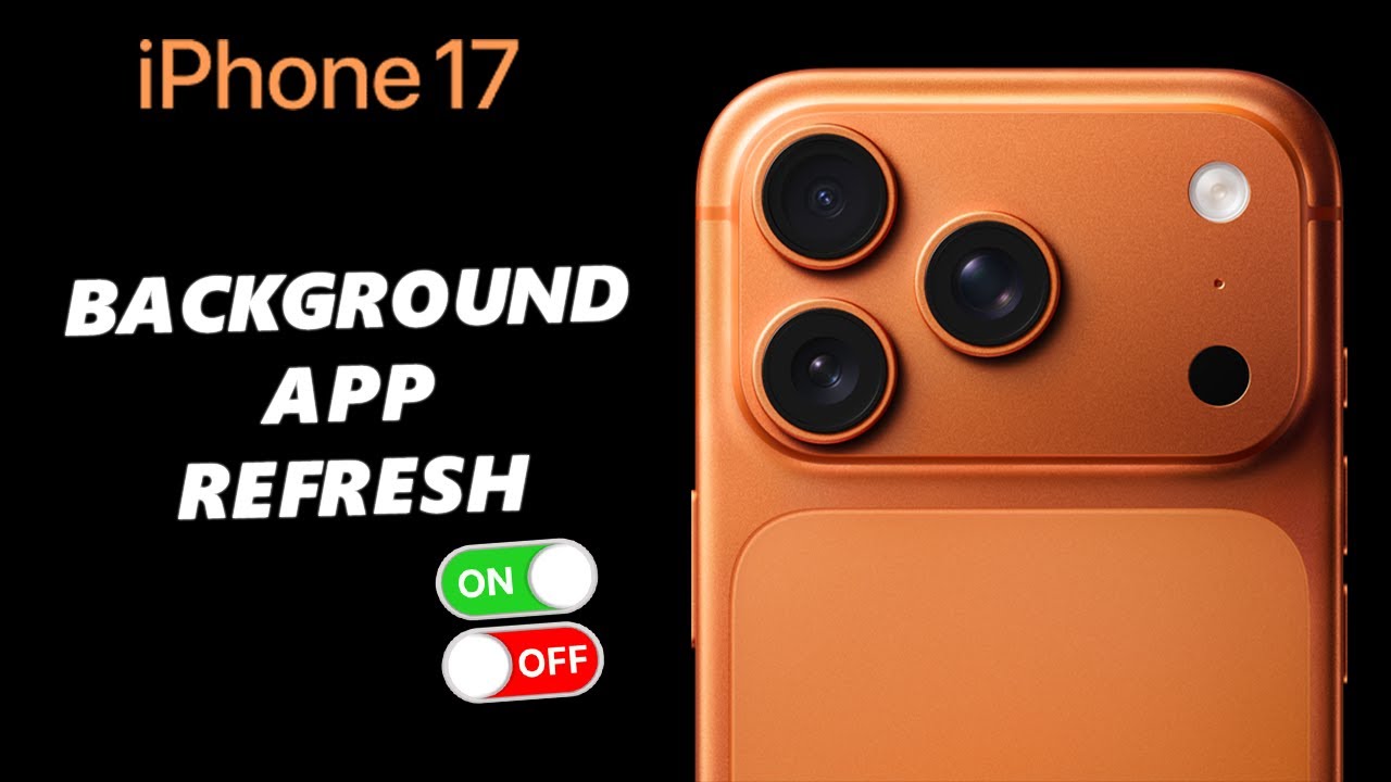 Как включить/отключить фоновое обновление приложений на iPhone 17/17 Pro