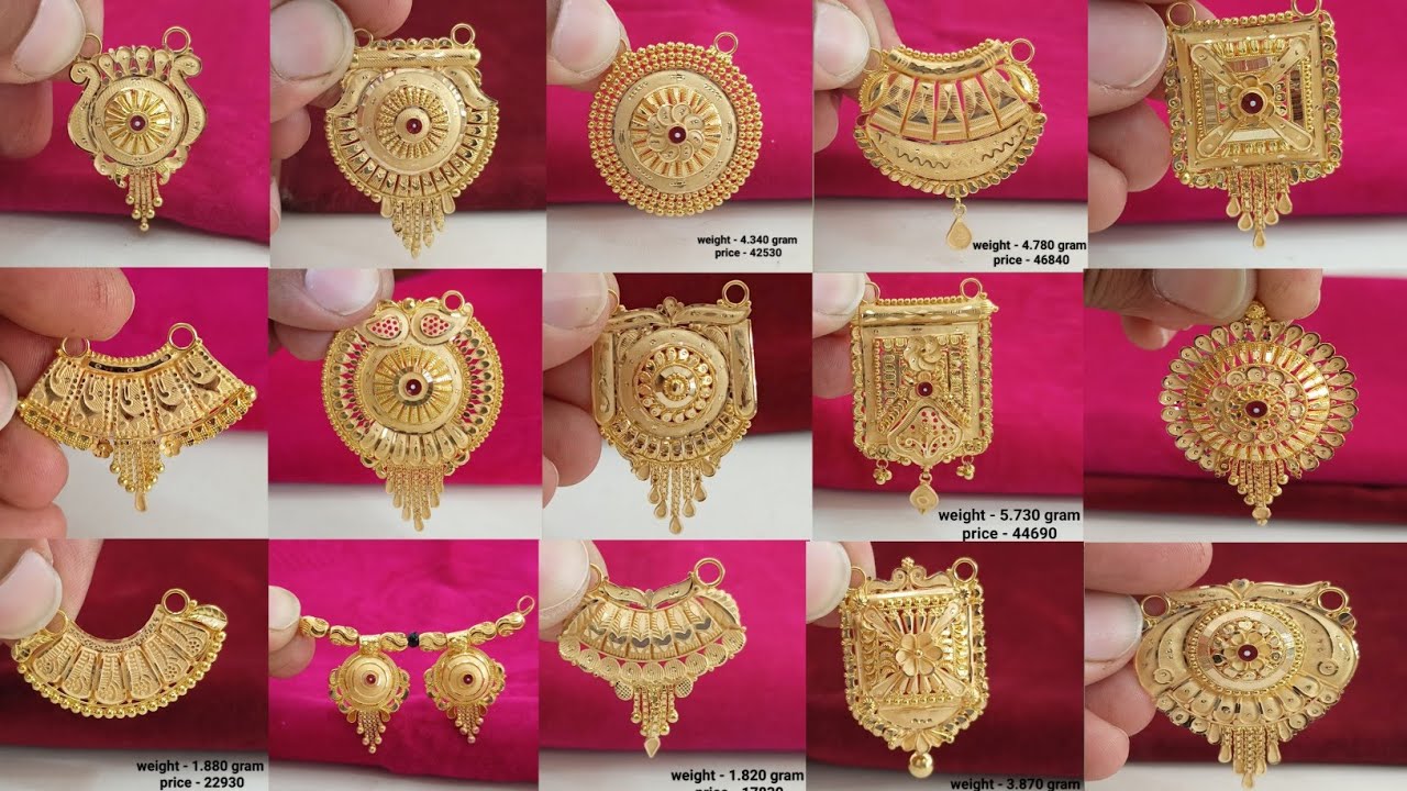 Light weight gold mangalsutra designs with weight & price 2026 || Daily use gold mangalsutra designs