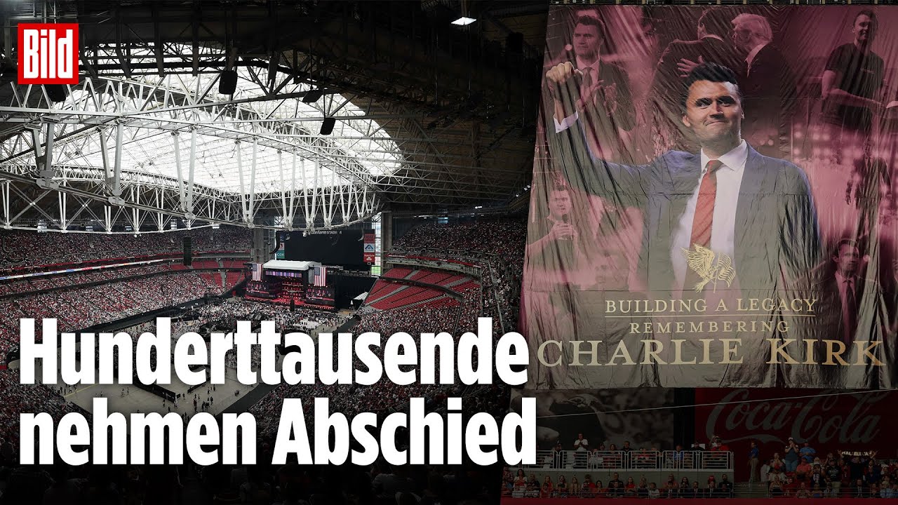 🔴 Gedenkfeier f&uuml;r Charlie Kirk | BILD LIVE
