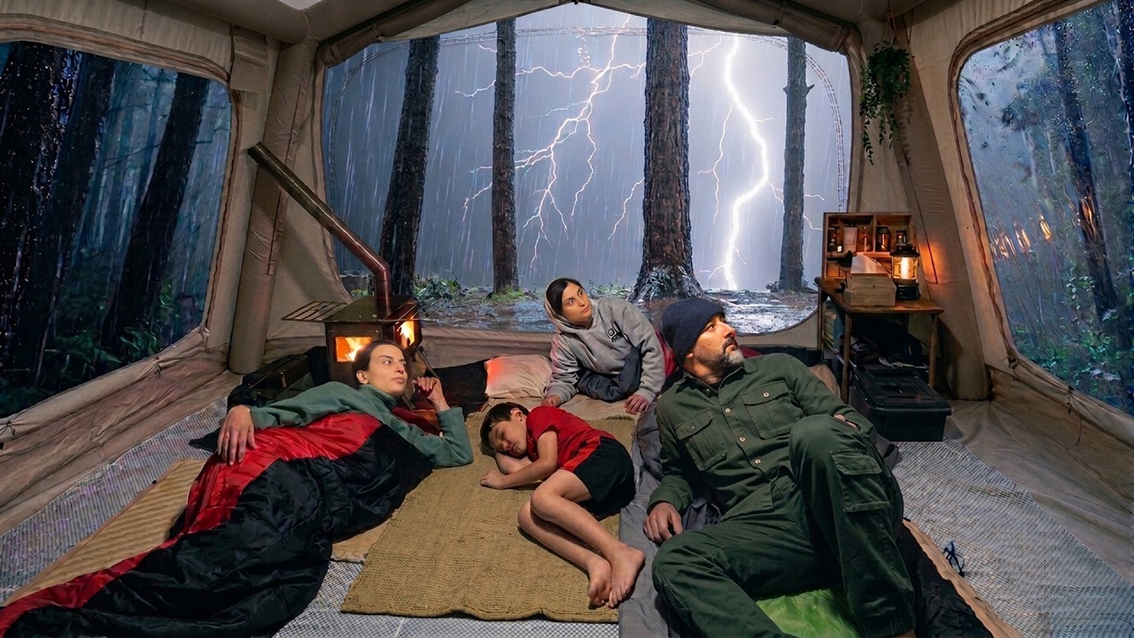 ⚡ Rainy Storm turns into a PERFECT CAMPING Day
