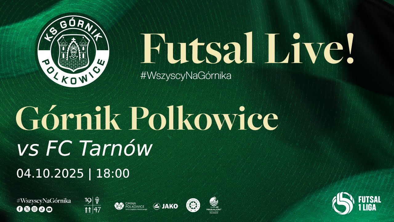 Górnik Polkowice vs FC Tarnów (1. Liga Futsalu LIVE)