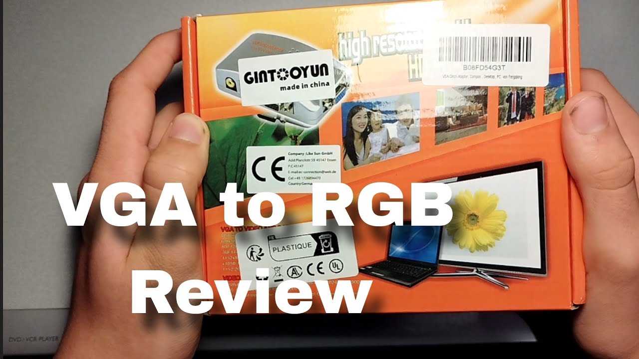 Cheap 20€ VGA to RGB Video Converter - is it worth it? | Review