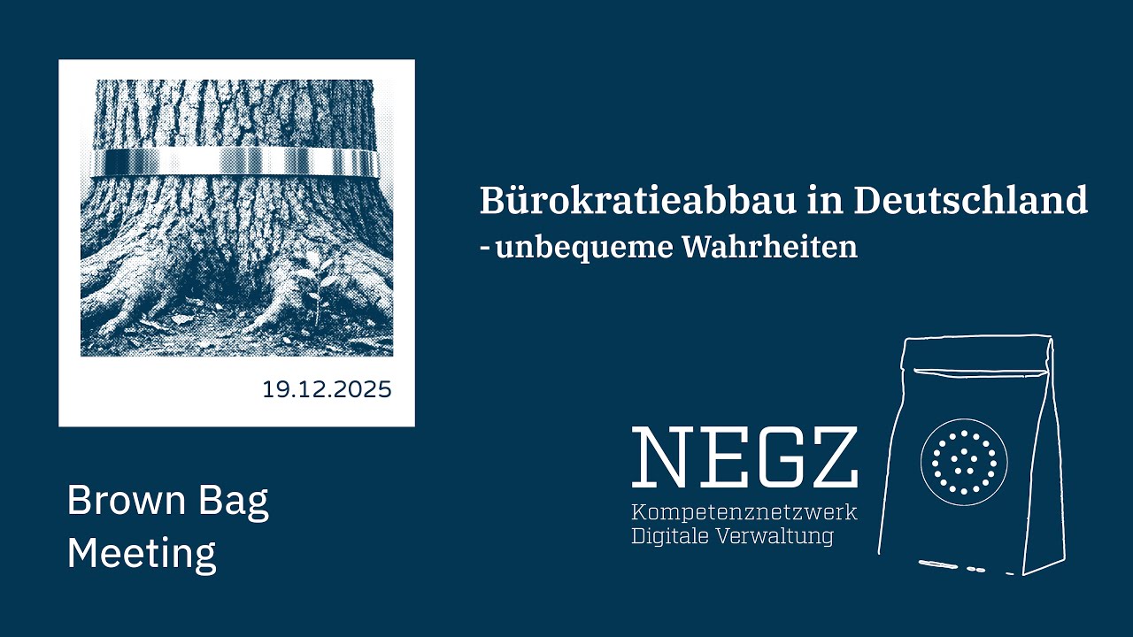 Bürokratieabbau in Deutschland – unbequeme Wahrheiten | NEGZ BBM 19.12.2025
