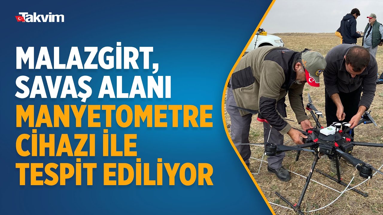 Malazgirt, savaş alanı manyetometre cihazı ile tespit ediliyor