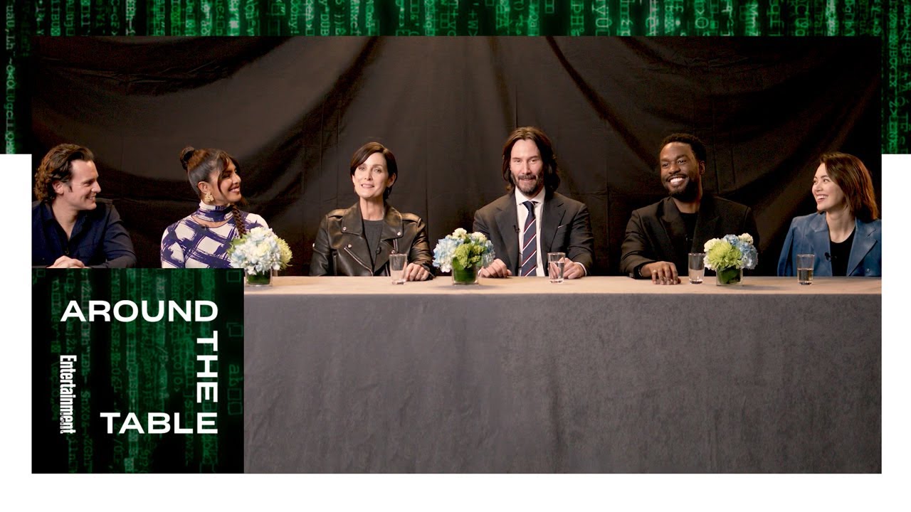 'The Matrix Resurrections' Cast Discuss Nostalgia & Action | Around the Table | Entertainment Weekly