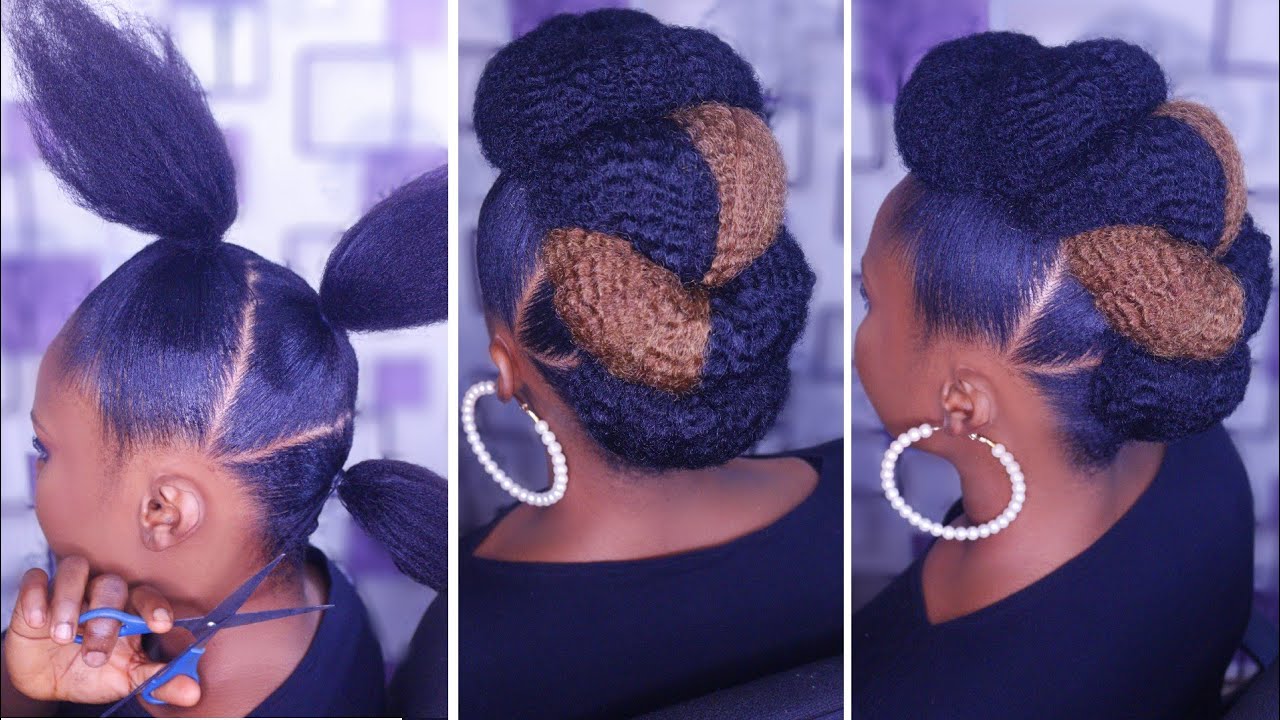 DIY Natural Hairstyle Tutorial - Amazing Tuck, Roll And Pin - Natural Hairstyles