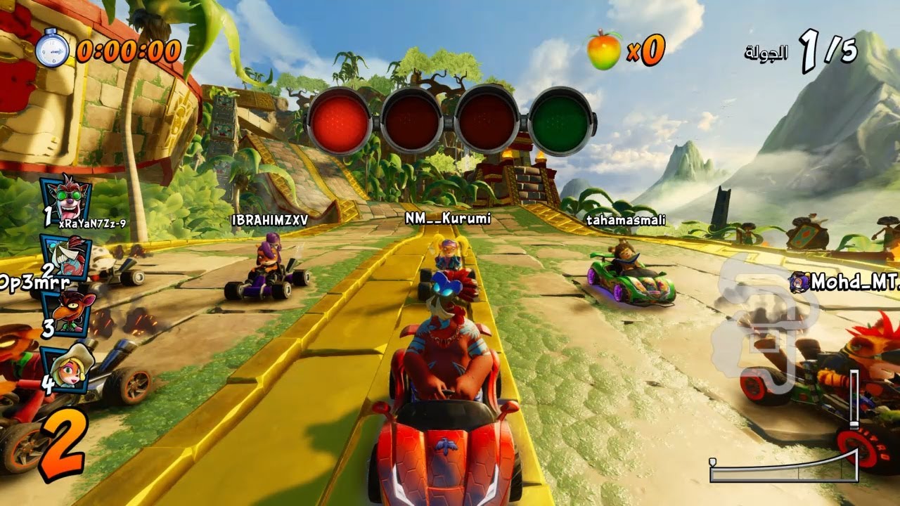 كراش سيارات أونلاين #238 تكملة الحرب العالمية العاشرة Ps4 || CTR Nitro  Fueled Online races
