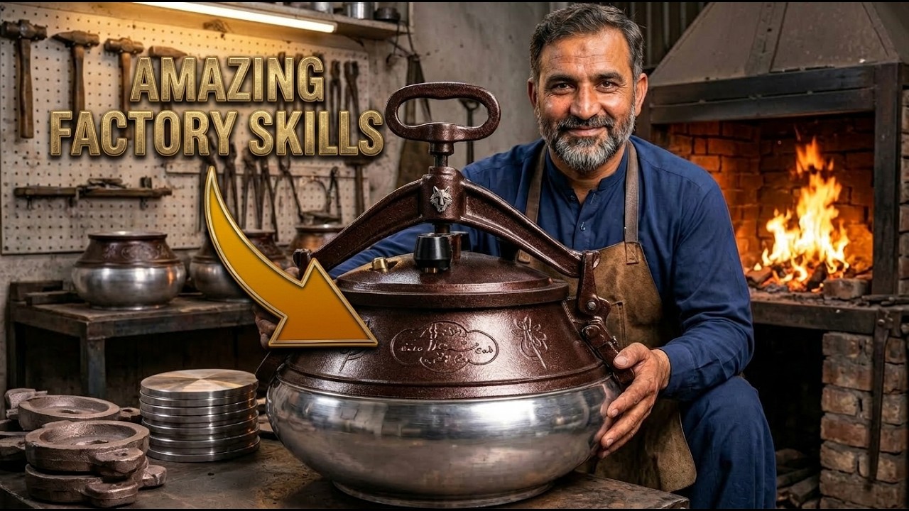 From Raw Metal to Masterpiece | How Afghan Workers Make Famous Pressure Cookers