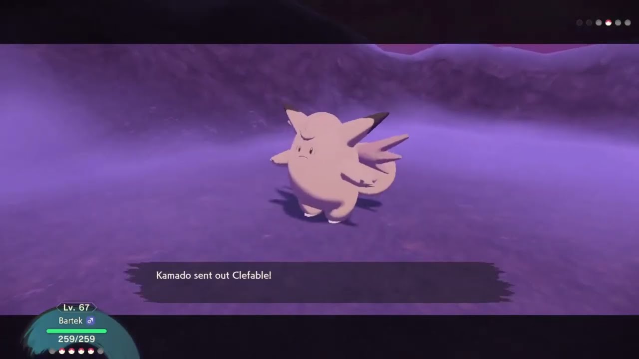 Pokemon Legends Arceus Battle on mt. coronet