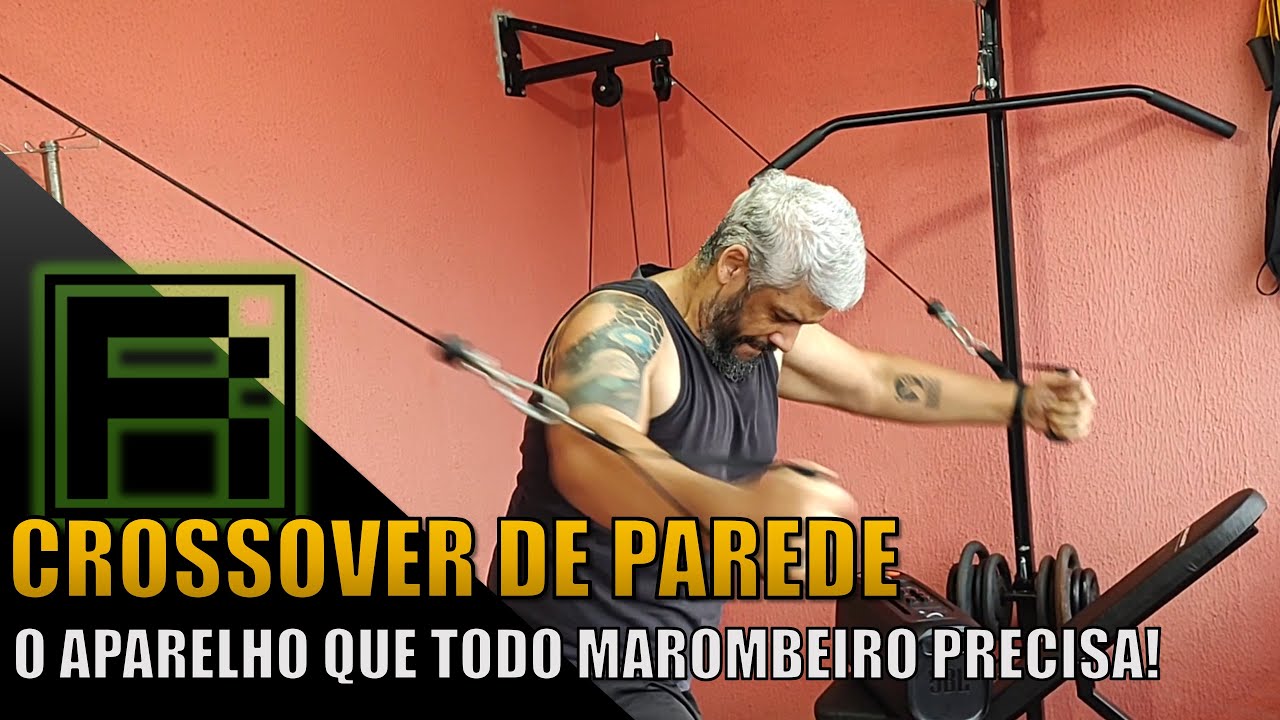 Crossover de parede caseiro Iron Health - O equipamento que todo marombeiro precisa ter em casa!
