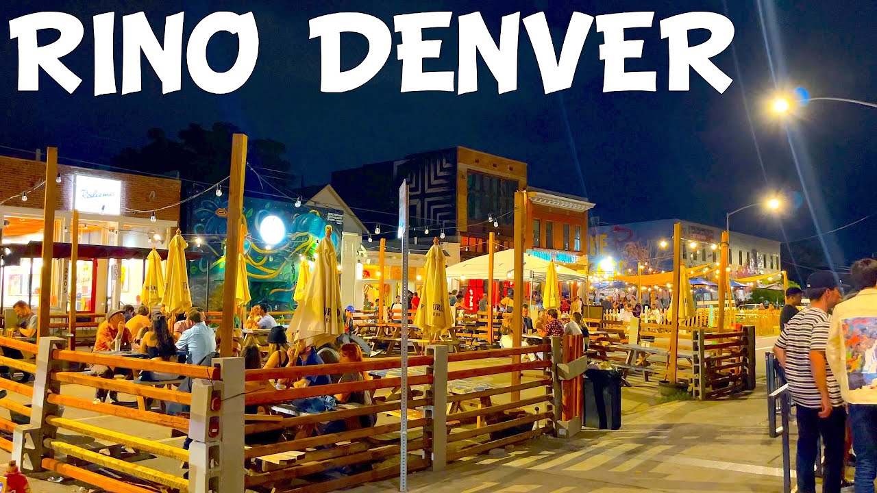 RiNo Denver: Этот район УДИВИТЕЛЬНЫЙ (Ночная жизнь Денвера)