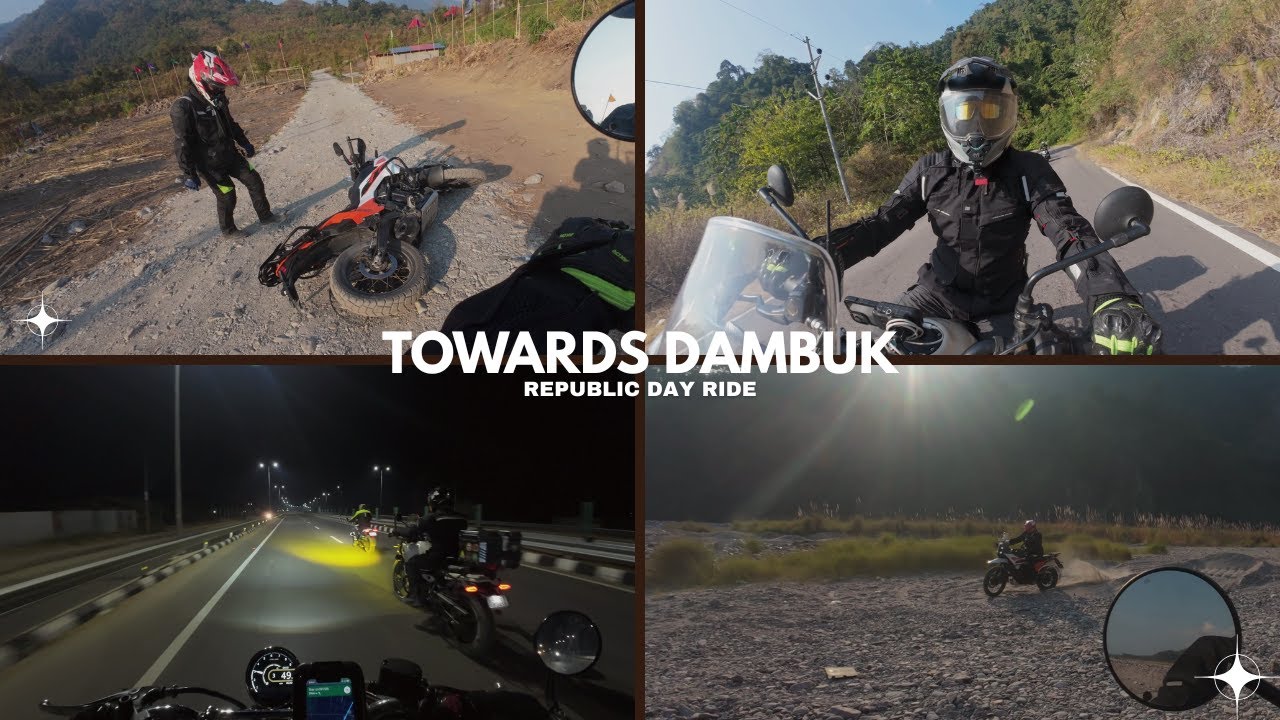 Republic day buli ride ata Dambuk'r  fale | Assamese Moto Vlog | Himalayan 450