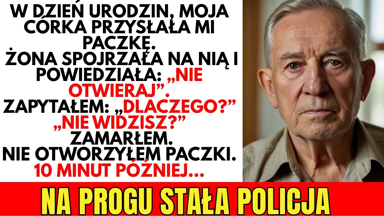 W moje urodziny córka przysłała mi paczkę. A żona powiedziała: ‘Nie otwieraj jej! Nie widzisz?’