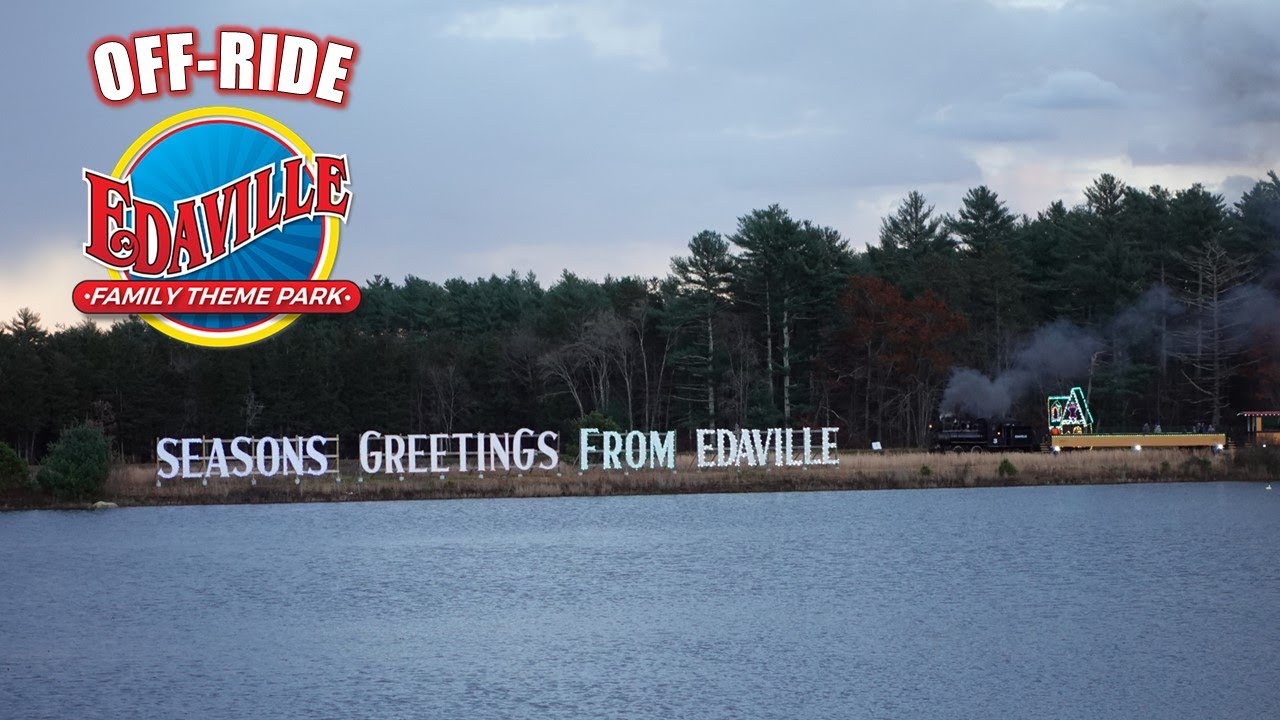 Edaville Family Theme Park Off-Ride Footage (Including Festival of Christmas Lights) | Non-Copyright