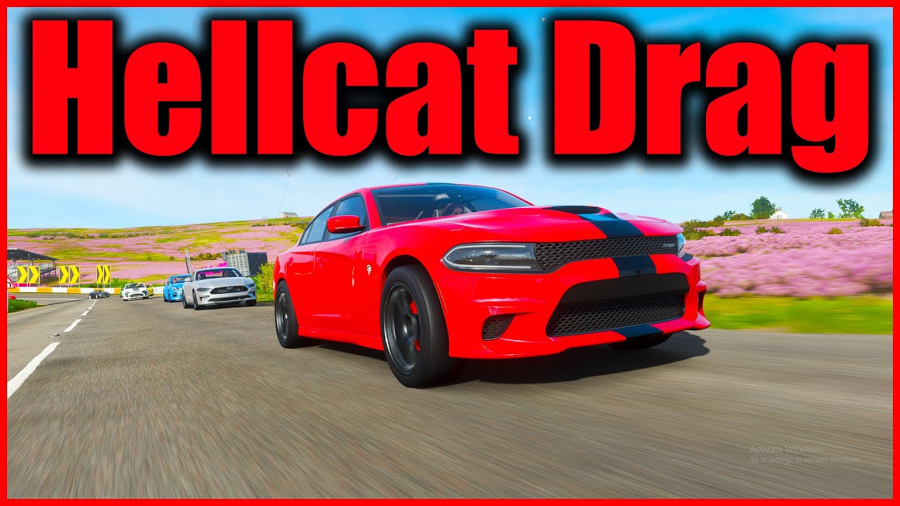 Fastest Hellcat Drag Tune (How to build and tune the 2015 Dodge SRT Hellcat for Drag racing) FH4