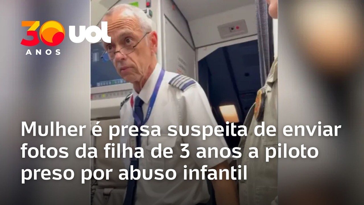 Mulher é presa suspeita de enviar fotos da filha de 3 anos a piloto preso por abuso infantil