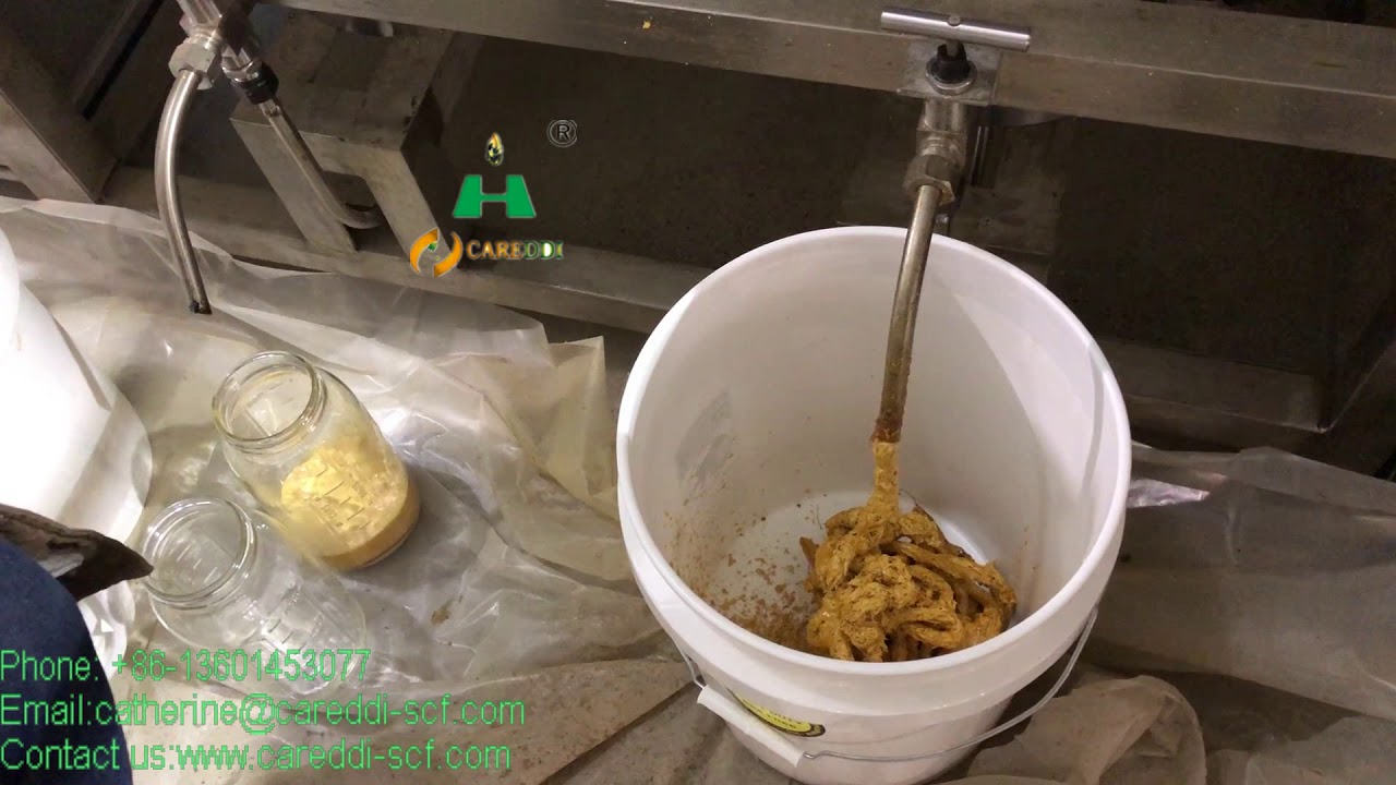 CBD oil extraction and Terpene extracted by Careddi Supercritical co2 extraction machine 300L