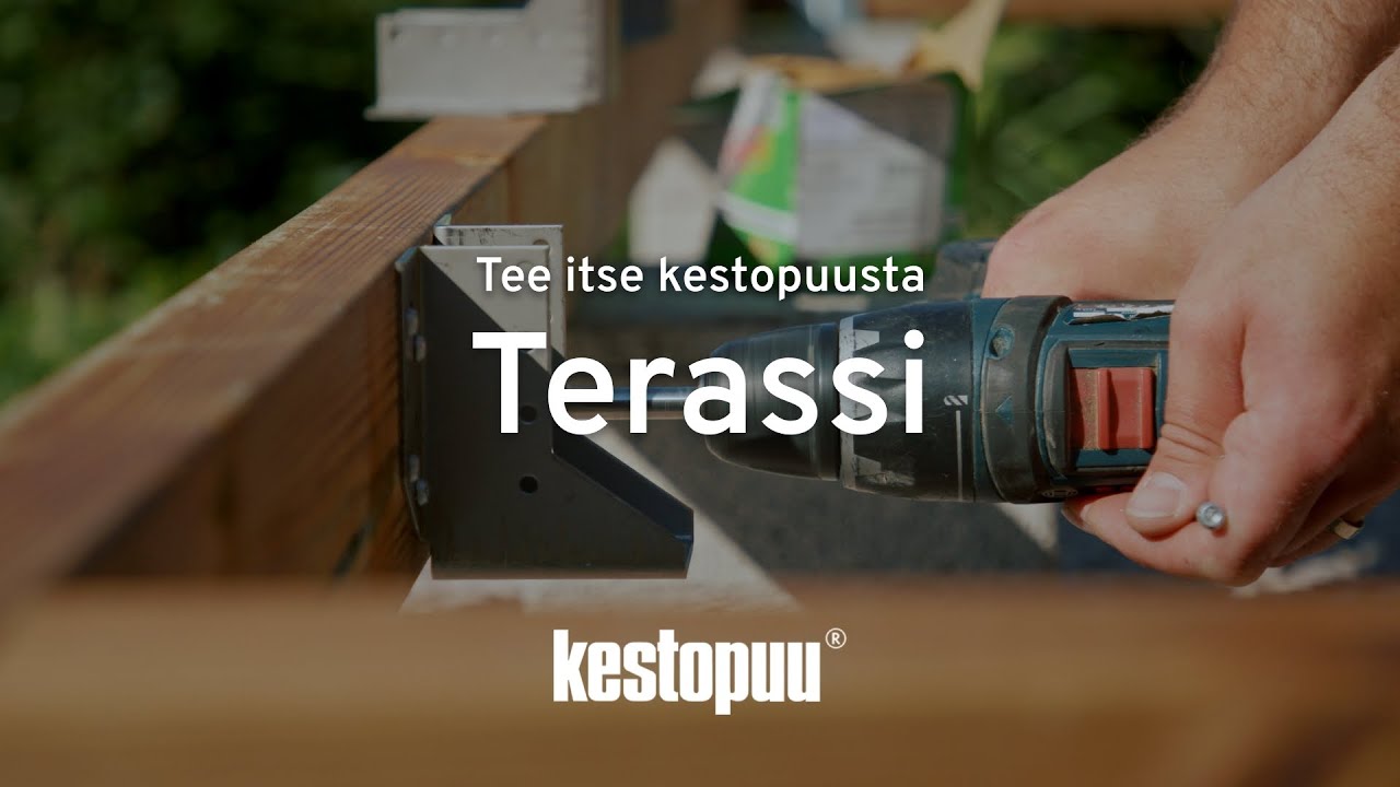 Näin rakennat itse terassin!