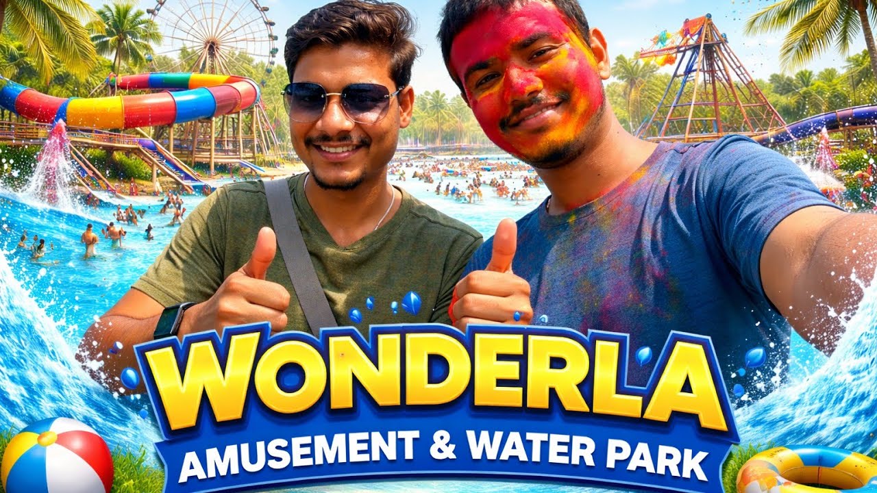 Wonderla ରେ କଟିଲା ଦିନ କିଛି ଏମିତି 🎢☺️☺️#minivlog #desivlogs #amusementpark #funny #thriller 