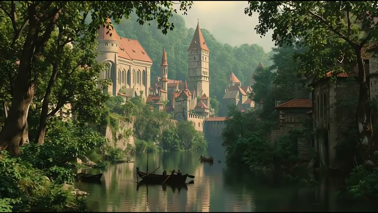 Relaxing Medieval Music for Sleep & Study 🏰 Gentle Fantasy Ambience & RPG Background