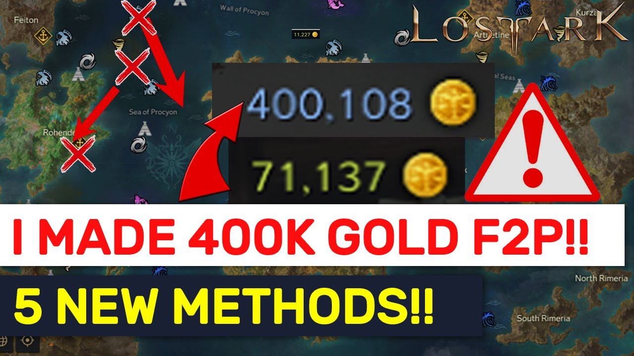 HOW I MADE 220,000+ GOLD F2P IN 5 DAYS! NEW ARGOS Trading Excel Methods! | Lost Ark
