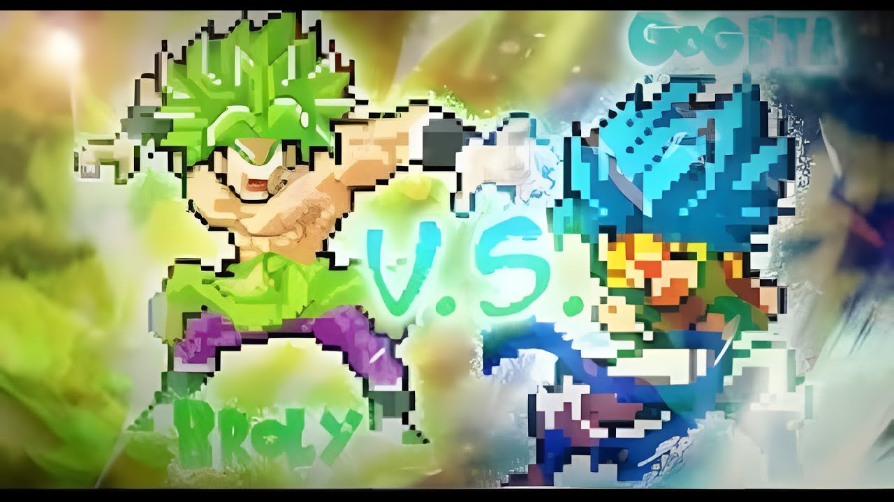 Gogeta vs Broly | Sprite Animation {60fps}